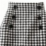 Houndstooth skirt dress