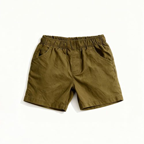 White leaf-print shirt toddler set