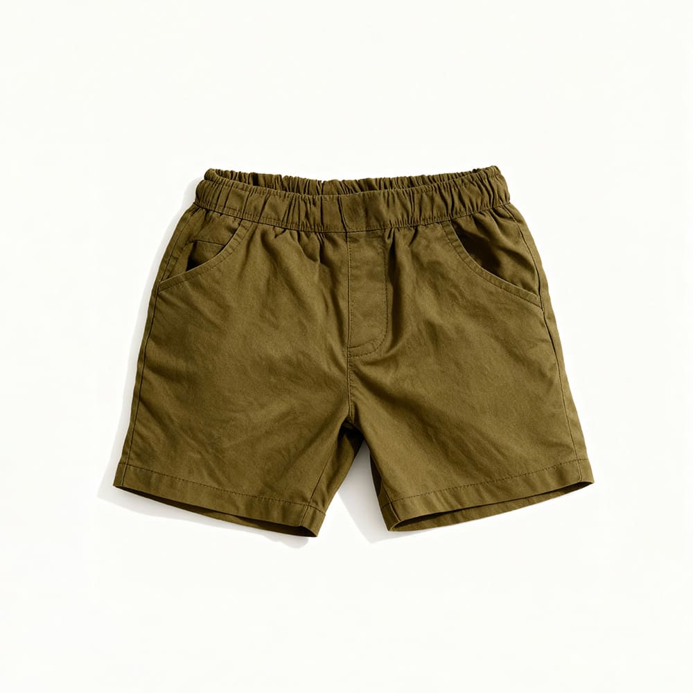 White leaf-print shirt toddler set